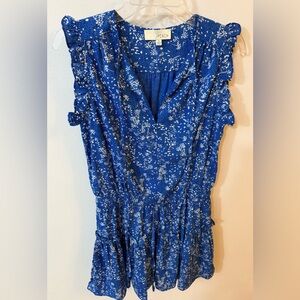 Pinch Blue mini  Floral Dress size small